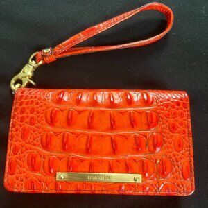 Brahmin Embossed Croc Debi wallet/wristlet